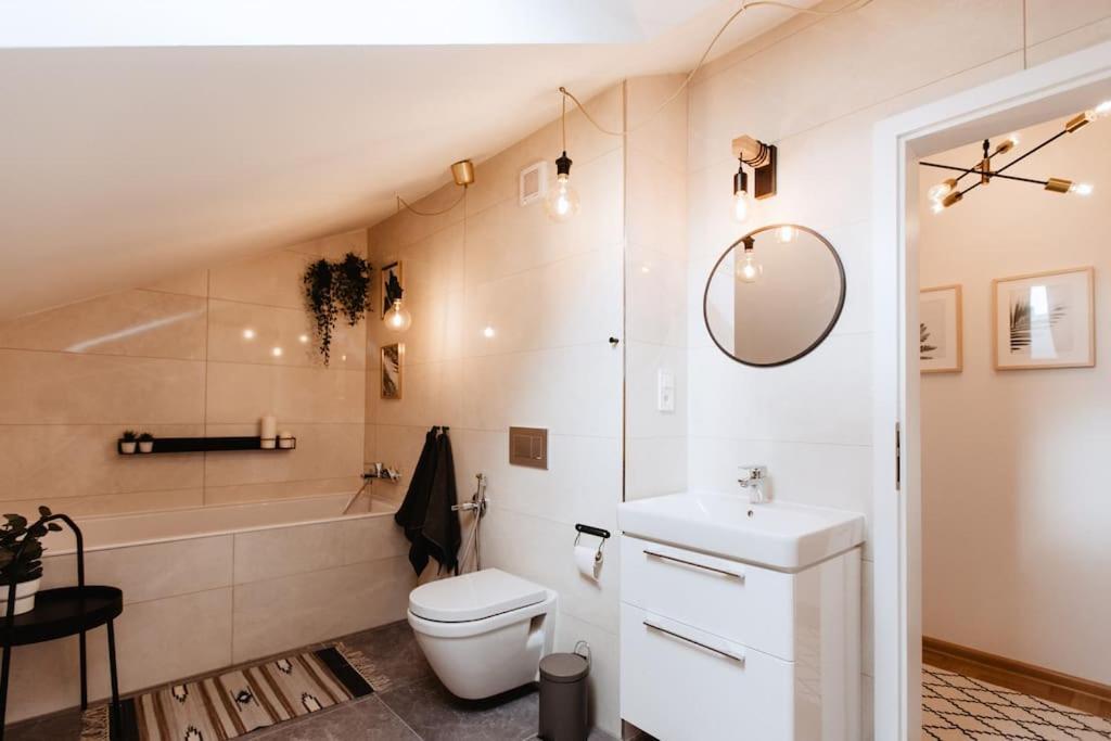Loft With Balcony In Centre דירה *